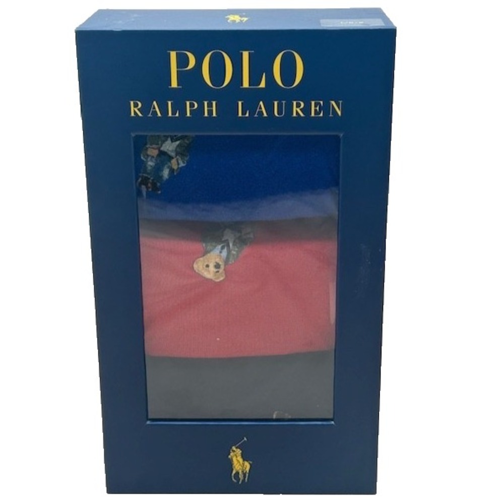 Polo Ralph Lauren Men's Cooling Cotton Modal Bear Boxer Briefs 3 Pack - Size L